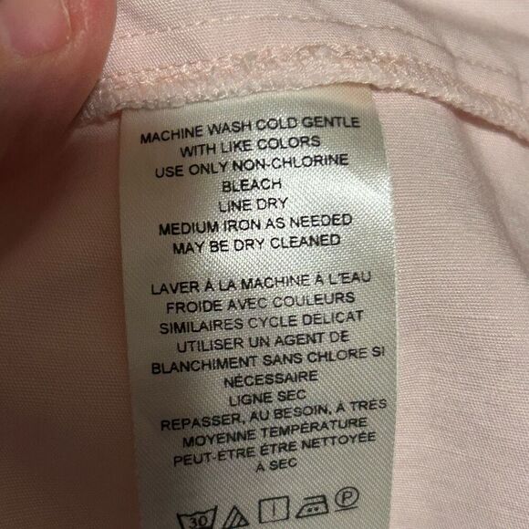 Anthropologie‎ Side Slit strapless Dress Hibiscus Hint pink NWT size XL - Picture 13 of 14